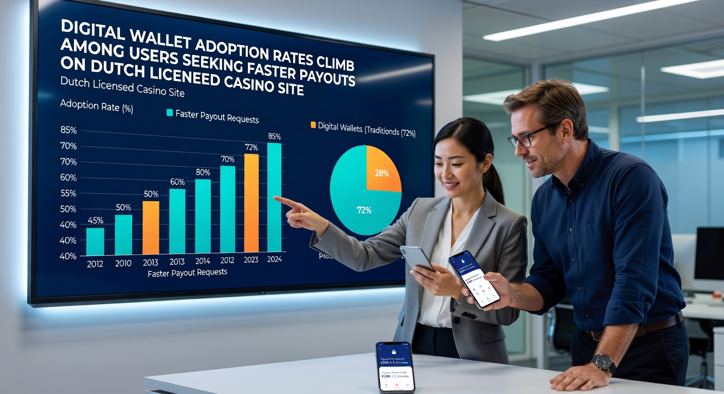 Statistieken over digitale wallet adoptie en uitbetalingssnelheid bij Nederlandse online casino's