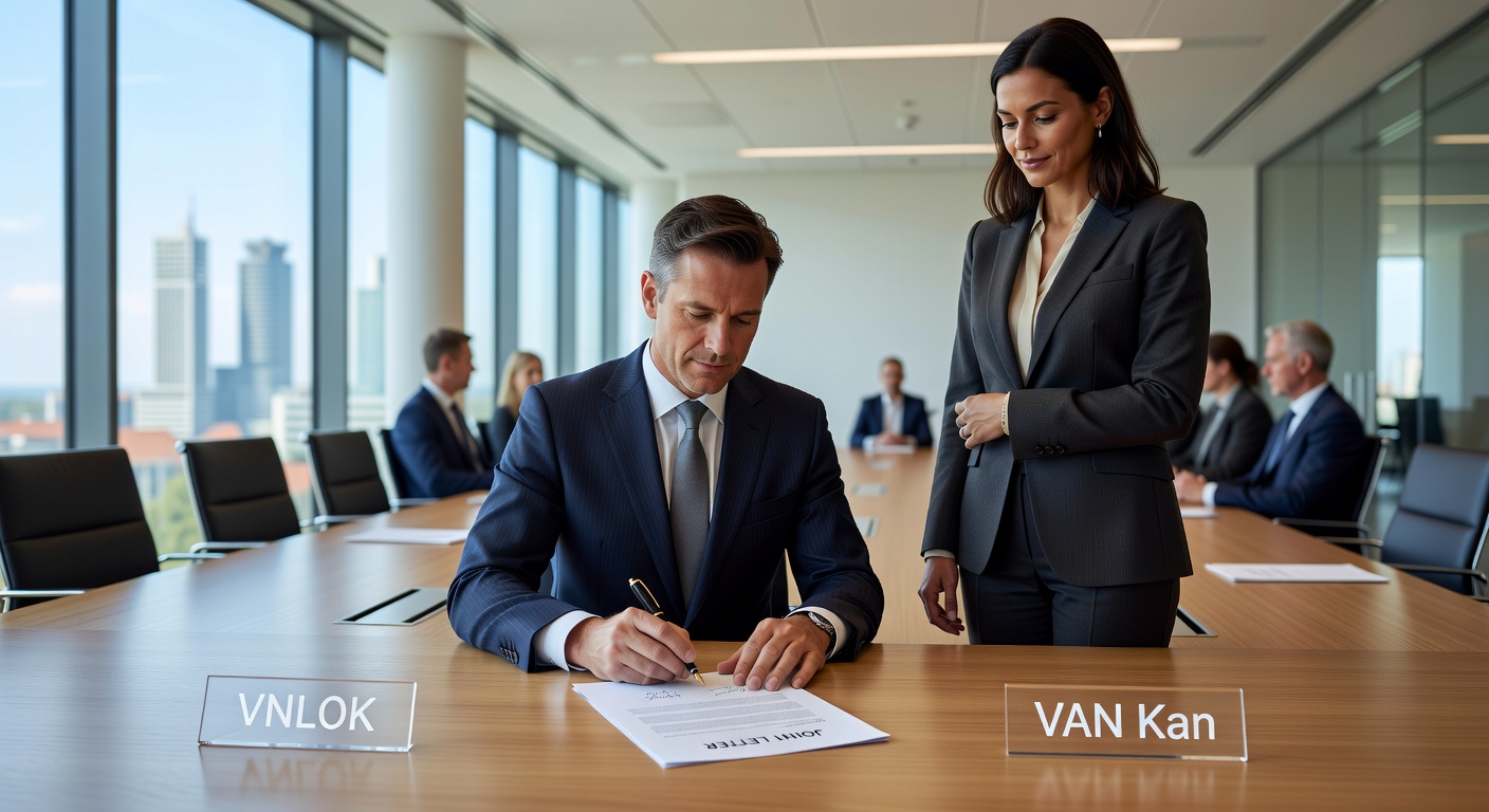 Overleg van goksectorleiders met documenten over belasting en marktcijfers, symboliserend de gezamenlijke lobby voor verandering