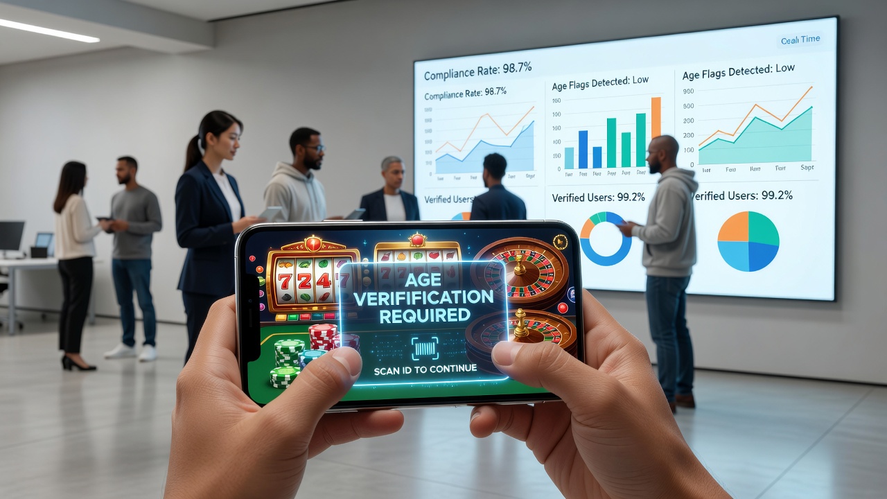 Technologie voor leeftijdsverificatie in mobiele gokapps